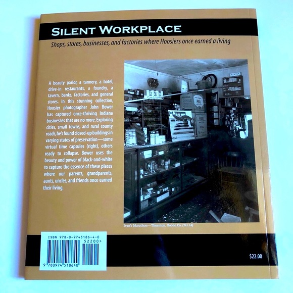 SILENT WORKPLACE Old Indiana Hoosier Businesses NEW Coffe Table Book - Picture 2 of 14